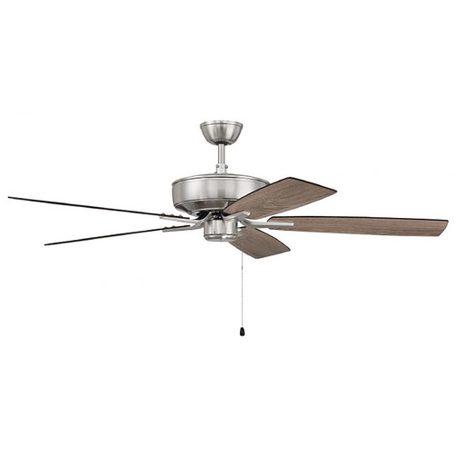 Craftmade Lighting Pro Plus 52-Inch Fan in Brushed Polished Nickel by Craftmade Lighting P52BNK5-52DWGWN