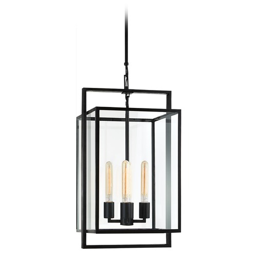 Ian K. Fowler Halle Small Lantern in Aged Iron by Visual Comfort Signature