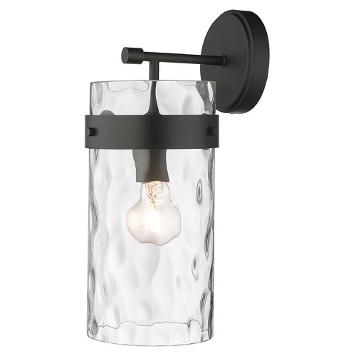 Fontaine Matte Black Sconce by Z-Lite