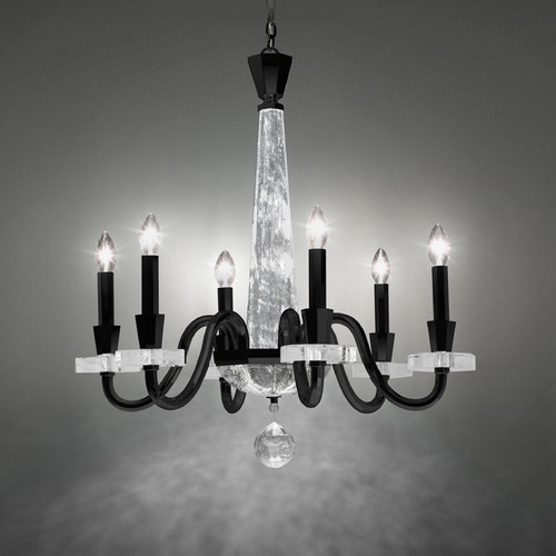 Amadeus Black Chandelier by Schonbek Lighting