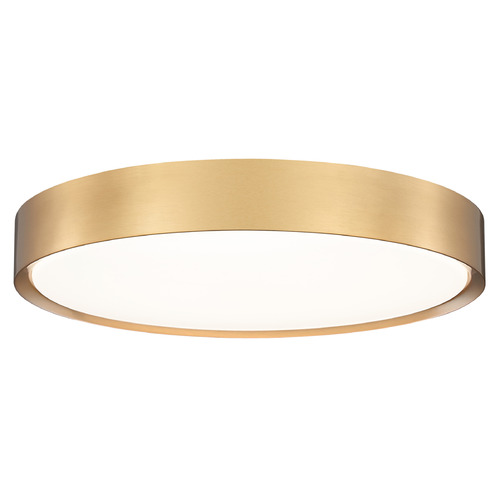Z-Lite Kawan Modern Gold LED Flushmount Light