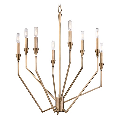 Hudson Valley Lighting Archie 8-Light Chandelier in Aged Brass by Hudson Valley Lighting 8508-AGB