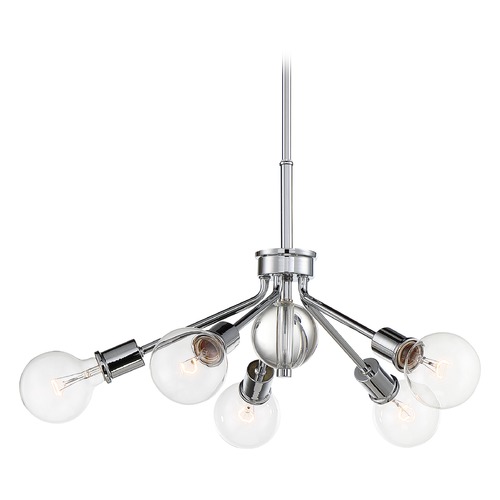 Bounce Polished Nickel Pendant by Nuvo Lighting