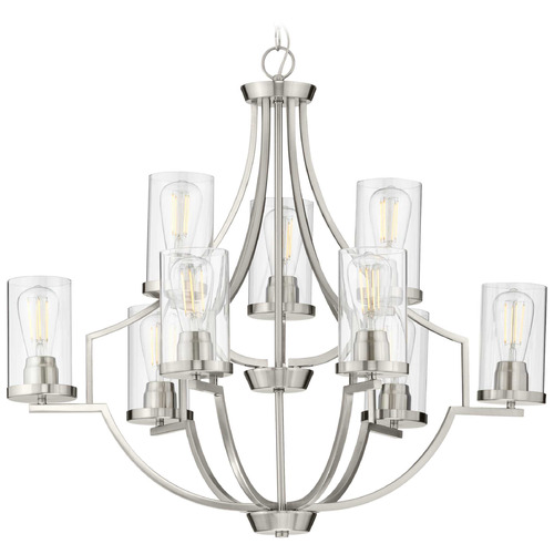 Progress Lighting Lassiter Brushed Nickel Chandelier