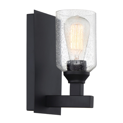 Chicago Flat Black Sconce by Craftmade Lighting
