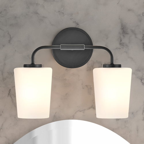 Hinkley Kline 14.25-Inch 2-Light Sconce in Black by Hinkley Lighting 853452BK