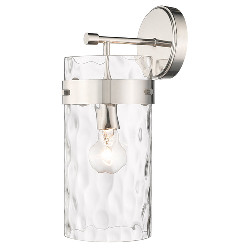 Fontaine Polished Nickel Sconce by Z-Lite