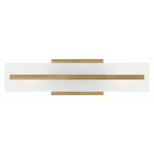 Visual Comfort Studio Collection Dex Satin Brass Vertical Bathroom Light