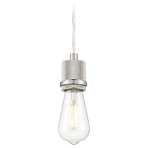 Access Lighting Port Nine Bare Brushed Steel LED Mini Pendant by Access Lighting 63139LEDDLP-BS