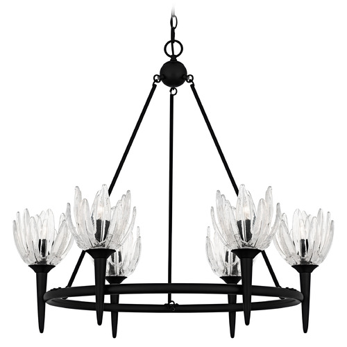 Quoizel Lighting Shea Matte Black Chandelier
