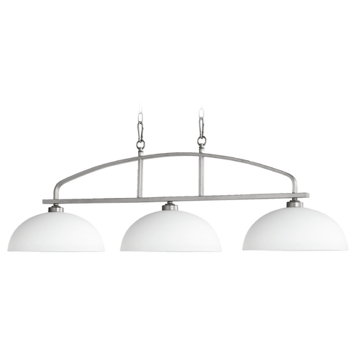 Reyes Classic Nickel Linear LIght by Quorum Lighting