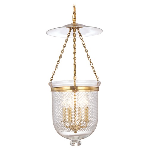 Hudson Valley Lighting Hampton Aged Brass Pendant by Hudson Valley Lighting 255-AGB-C2