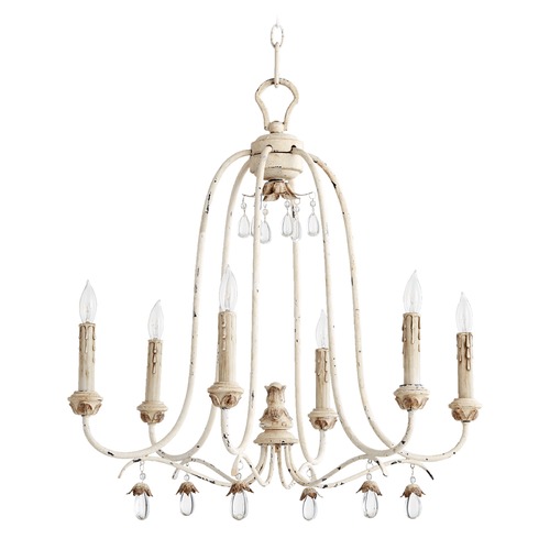 Quorum Lighting Venice Persian White Chandelier by Quorum Lighting 6144-6-70