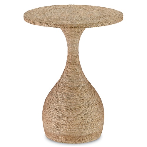Currey and Company Lighting Simo Accent Table with Abaca Rope by Currey & Company 3000-0013