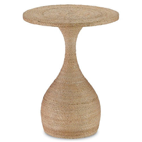 Currey and Company Lighting Simo Accent Table with Abaca Rope by Currey & Company 3000-0013