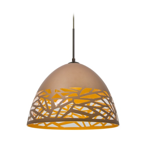 Besa Lighting Besa Lighting Kiev Bronze Pendant Light 1JT-KIEVCP-BR