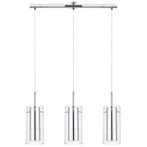 Pinto 1 Chrome Multi-Light Pendant by Eglo Lighting