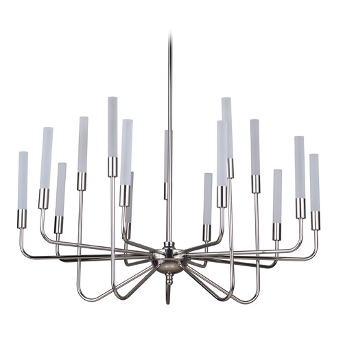 Craftmade Lighting Valdi 32.50-Inch LED Chandelier in Polished Nickel by Craftmade Lighting 49615-PLN-LED