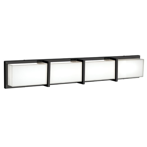 Watford Black LED Vertical Bathroom Light by Kuzco Lighting