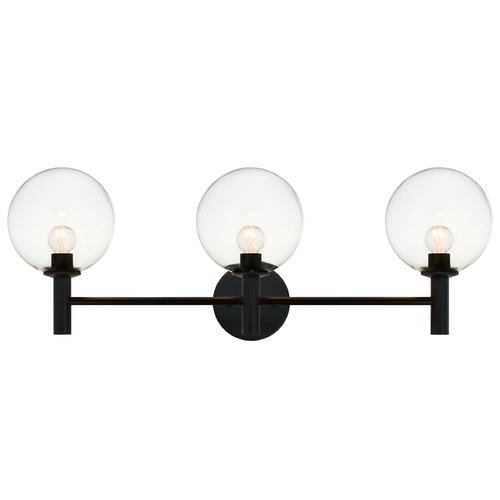 Matteo Lighting Cosmo Black Bathroom Light by Matteo Lighting S06003BKCL