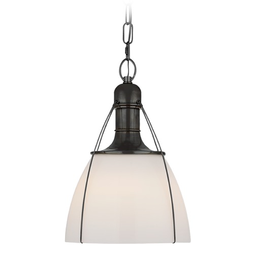 Chapman & Myers Prestwick 14-Inch Pendant in Bronze by Visual Comfort Signature