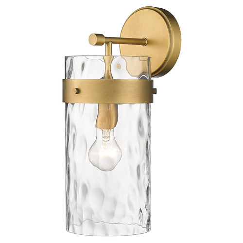 Z-Lite Fontaine Rubbed Brass Sconce by Z-Lite 3035-1SL-RB