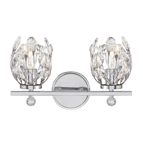 Savoy House Moreno 15.50-Inch Bath Light in Chrome by Savoy House 8-6601-2-11