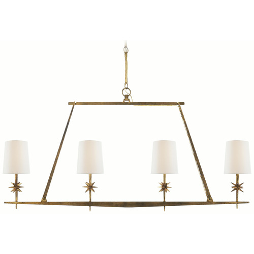 Visual Comfort Signature Collection Ian K. Fowler Etoile Gilded Iron Island Light