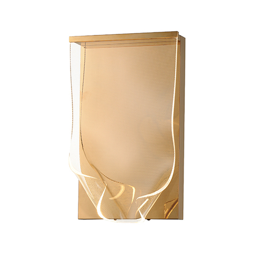 Rinkle 16.50-Inch LED Wall Sconce in French Gold by ET2 Lighting