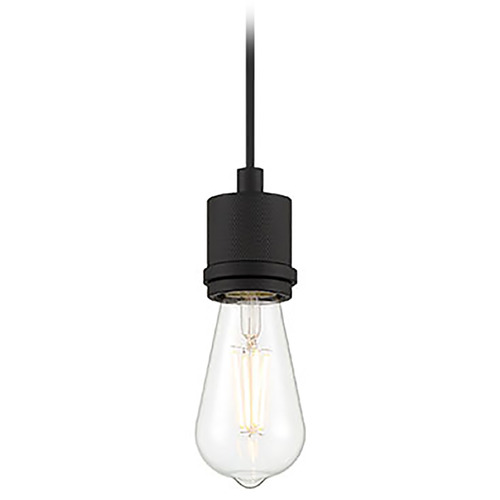 Access Lighting Port Nine Bare Matte Black LED Mini Pendant by Access Lighting 63139LEDDLP-MBL