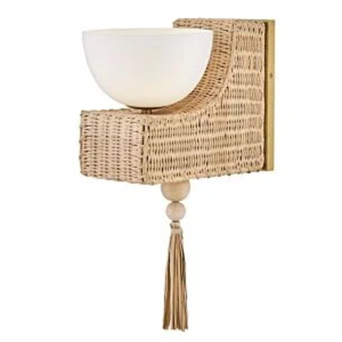 Thalia Wall Sconce in Lacquered Brass by Hinkley Lighting