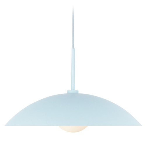 Kuzco Lighting Kuzco Lighting Regent Cerulean Pendant Light with Globe Shade PD56019-CER