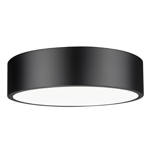 Z-Lite Coronado Matte Black LED Flushmount Light