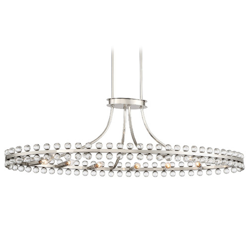 Crystorama Lighting Clover Brushed Nickel Chandelier