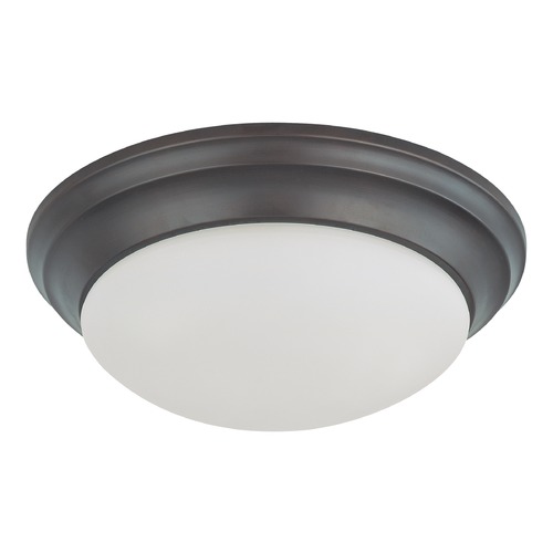 Mahogany Bronze Flush Mount by Nuvo Lighting