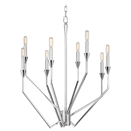 Hudson Valley Lighting Archie 8-Light Chandelier in Polished Nickel by Hudson Valley Lighting 8508-PN