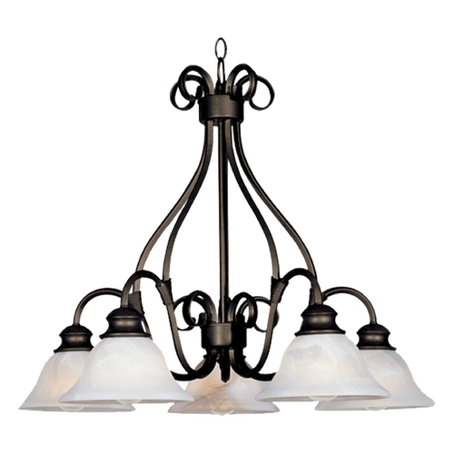 Maxim Lighting Maxim Lighting Pacific Kentucky Bronze Chandelier 2657MRKB