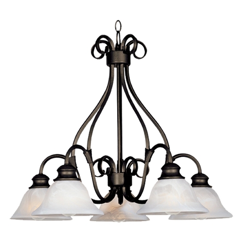 Maxim Lighting Pacific Kentucky Bronze Chandelier by Maxim Lighting 2657MRKB