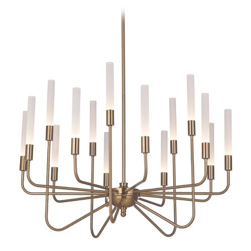 Craftmade Lighting Valdi 32.50-Inch LED Chandelier in Satin Brass by Craftmade Lighting 49615-SB-LED