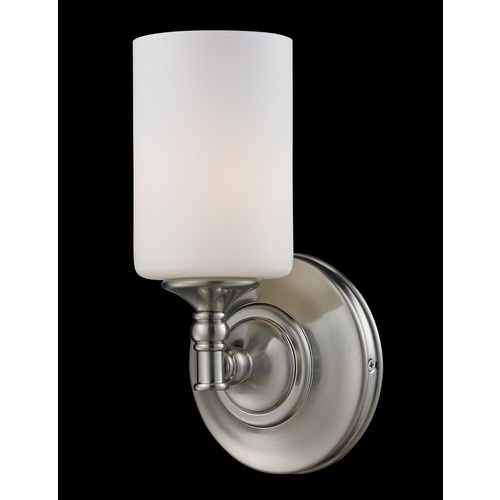 Cannondale Brushed Nickel Sconce by Z-Lite
