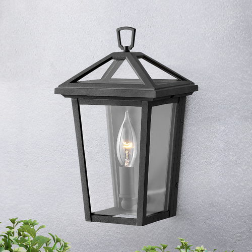 Hinkley Alford Place 11.50-Inch Museum Black Outdoor Wall Light by Hinkley Lighting 2566MB