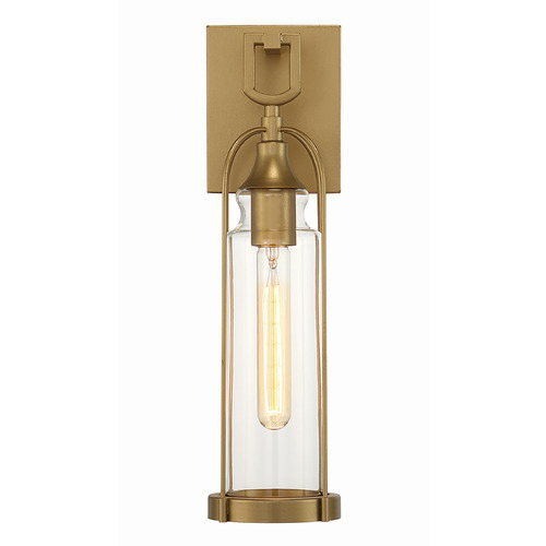 Yasmin 17-Inch Outdoor Sconce in Aged Gold by Eurofase Lighting