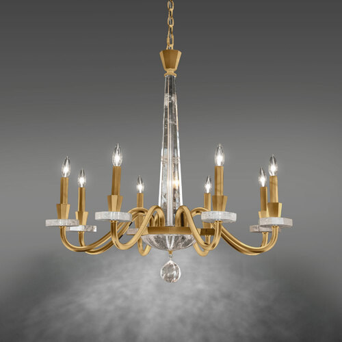 Schonbek Lighting Amadeus Crystal Chandelier in Heirloom Gold by Schonbek Lighting S9334-22OH