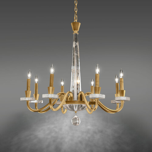 Amadeus Crystal Chandelier in Heirloom Gold by Schonbek Lighting