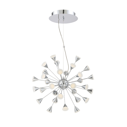 Esplo Chrome LED Chandelier by Eurofase Lighting