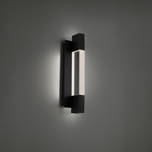 Modern Forms Heliograph Black LED Outdoor Wall Light