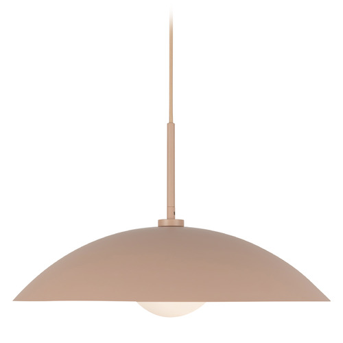Kuzco Lighting Kuzco Lighting Regent Peach Pendant Light with Globe Shade PD56019-PEC