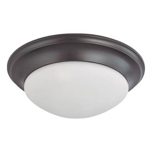 Mahogany Bronze Flush Mount by Nuvo Lighting