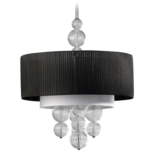 Kravet Clear & Black Pendant by Cyan Design