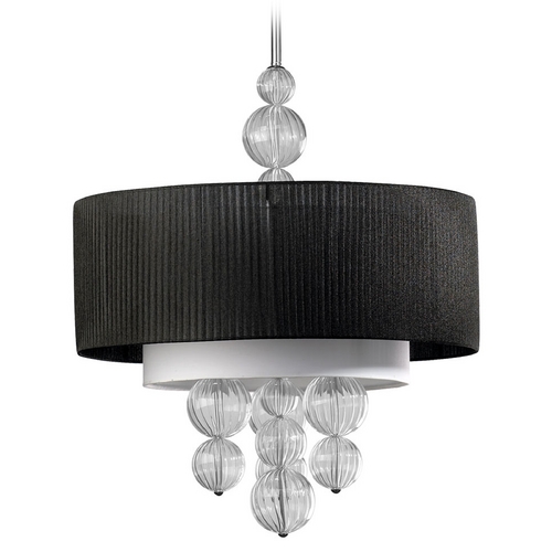 Cyan Design Kravet Clear & Black Pendant by Cyan Design 4626